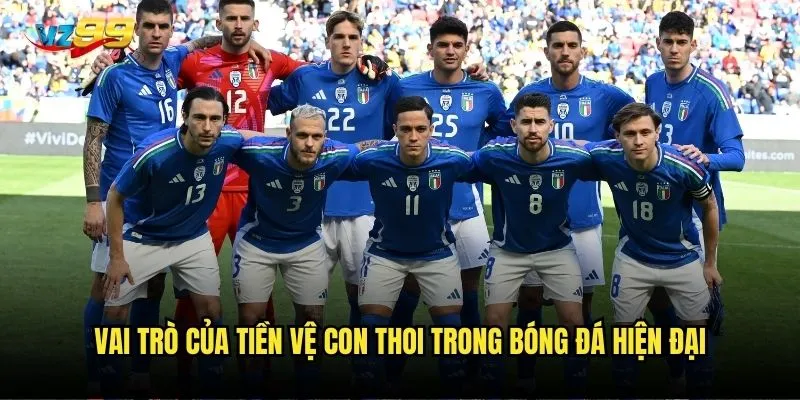 Vai trò của tiền vệ con thoi trong bóng đá hiện đại