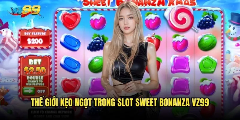 Thế giới kẹo ngọt trong Slot Sweet Bonanza vz99