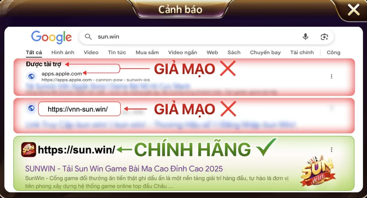 Cảnh báo: Sunwin thật chỉ có tại sun.win, tránh các bản sao 3 Các trang Sunwin giả mạo thường hoạt động ra sao